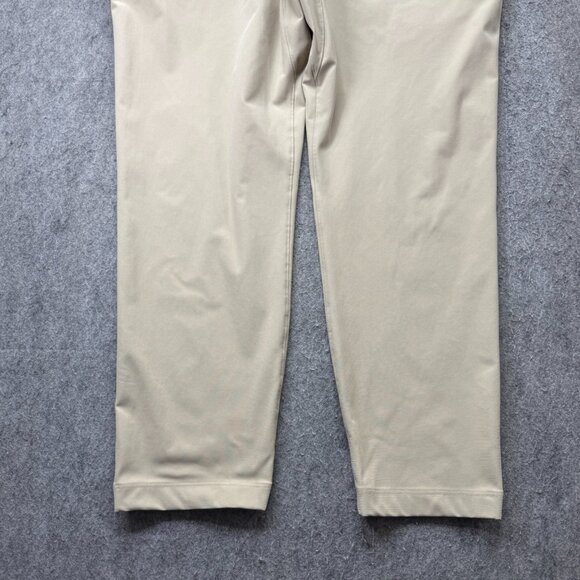 Lululemon ABC Pants Men 36 x 28 Beige Slim Fit Stretch LM5AQYS - Picture 8 of 16